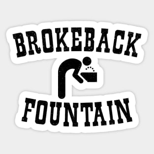 Brokeback Fountain Sticker